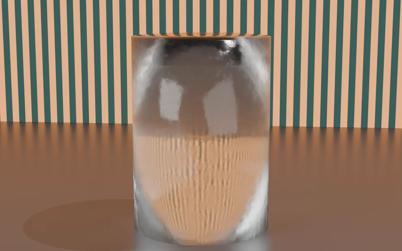 Seeded — relief, not dirt — procedural glass material for Blender