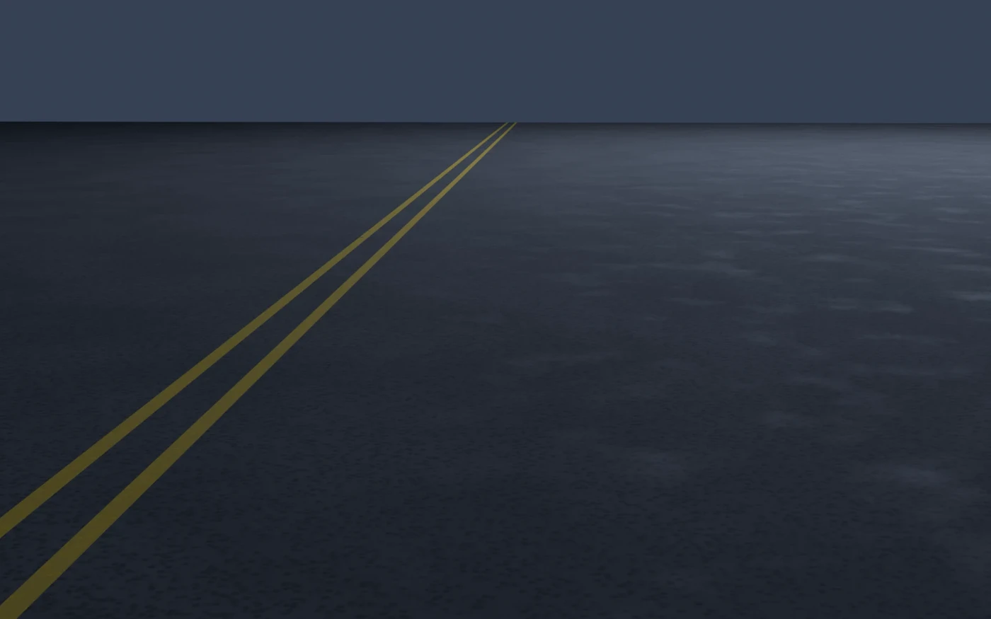 Double yellow — procedural ground material for Blender